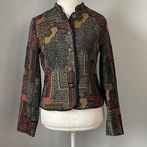 Christopher & Banks Patchwork Jacket/Blazer